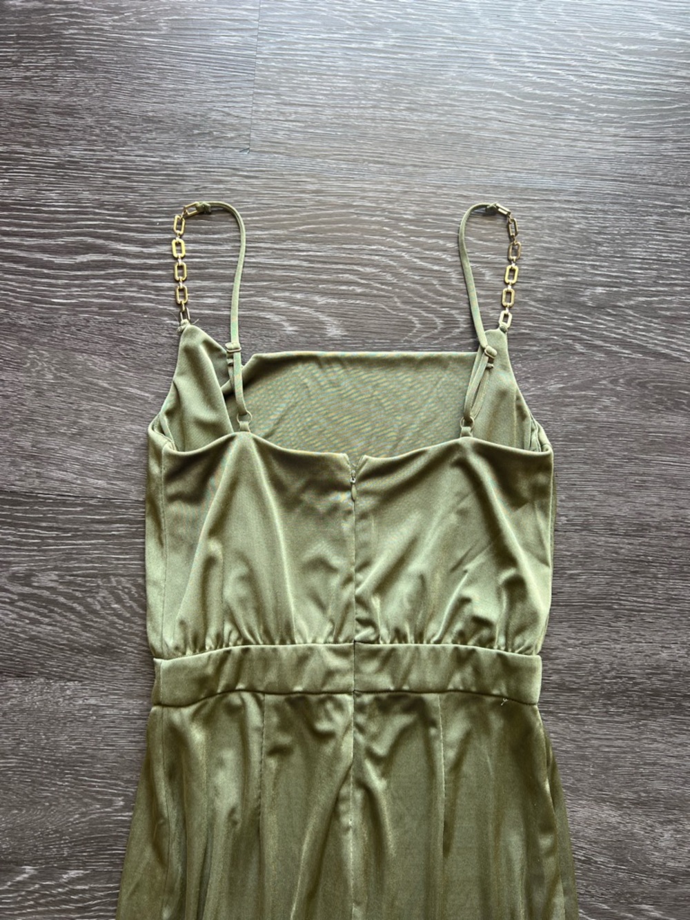 Jason Wu Emmett Jersey Cowl Neck Sleeveless Jumpsuit in Olive - Picture 9 of 12